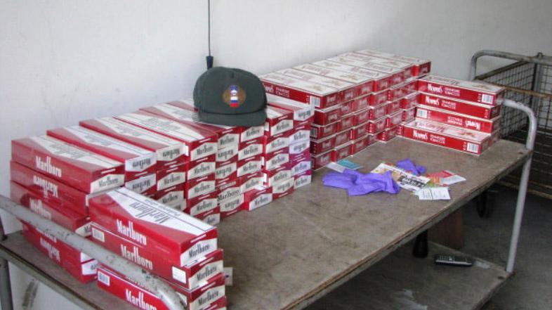 Zasežene cigarete (Foto: Carinska uprava RS)