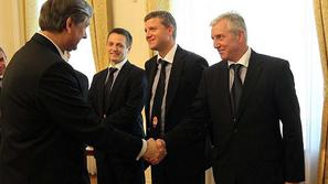 Takole je predsednik države sprejel delegacijo KZS po vrnitvi s svetovnega prven
