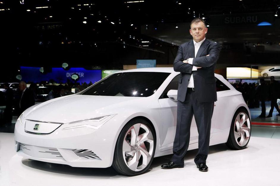 Koncept IBE je v Ženevi razkril James Muir, predsednik družbe Seat. (Foto: Seat)