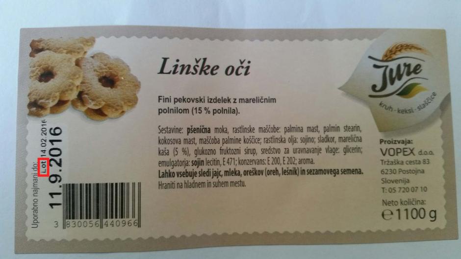 Piškoti, rok uporabe | Avtor: Tuš/zurnal24.si