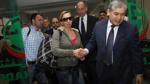 V Tripoli sta k Rubnu prišla njegova teta in stric. (Foto: Reuters)