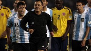 Agüero Escalante Di Maria Argentina Kolumbija kvalifikacije za SP 2014