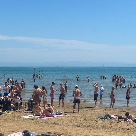plaža italija morje