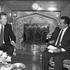 Hosni Mubarak in George Bush starejši, nekdanji predsednik ZDA. Fotografija je i