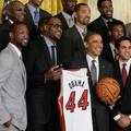 predsednik Barack Obama Spoelstra Wade James Miami Heat Bela hiša sprejem