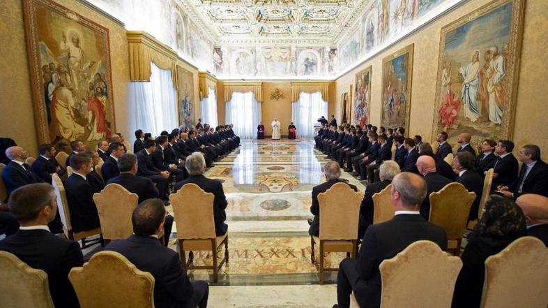 Fiorentina Napoli papež Frančišek coppa Italia italijanski pokal finale