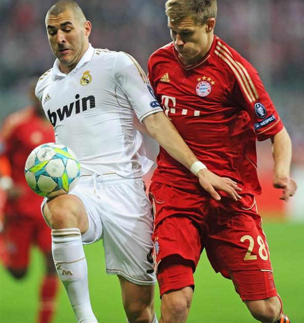 Benzema Badstuber Bayern München Real Madrid Liga prvakov polfinale prva tekma p