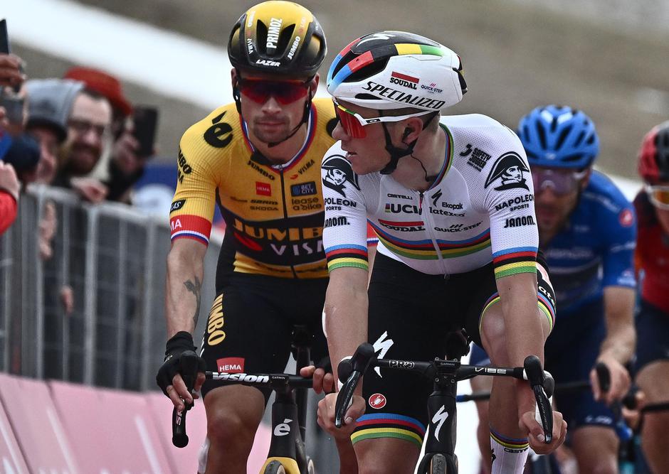 Primož Roglič in Remco Evenepoel | Avtor: Epa