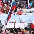 Maze navijači Maribor Pohorje zlata lisica veleslalom alpsko smučanje