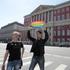 gejevski aktivisti, gay, parada, mOSKVA, ARETACIJE