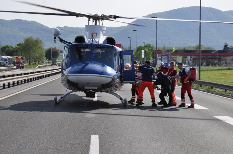 Nesreča štirih vozil na štajerski avtocesti | Avtor: PGD Slovenijske Konjice