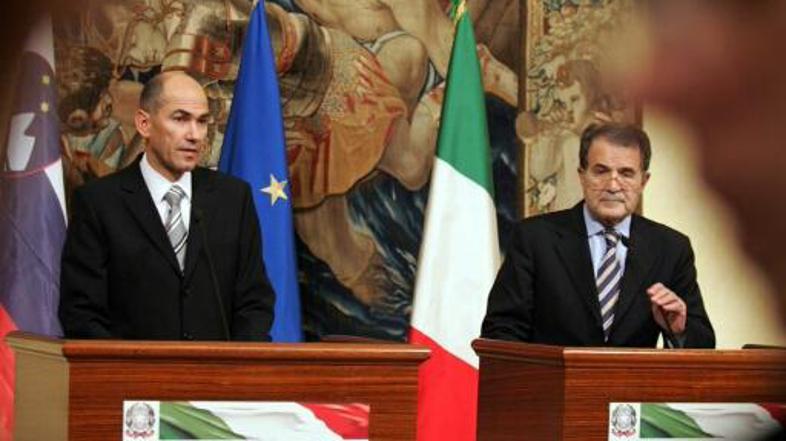 Janez Janša in Romano Prodi sta se zavzela za skupno reševanje ERC.