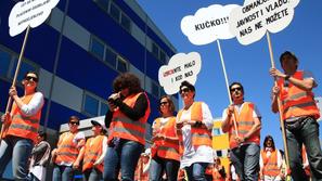 stavka, piloti, stevardese