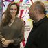  Angelina Jolie in Mirsad Purivatra, vodja 18. sarajevskega filmskega festivala