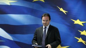 Grški finančni minister George Papakonstantinou (Foto: Reuters)