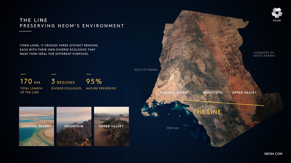 mesto The line | Avtor: neom.com