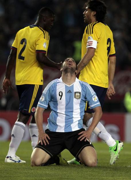 Higuain Argentina Kolumbija kvalifikacije za SP 2014