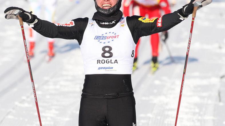 Justyna Kowalczyk je na Rogli dobila preizkušnjo na 15 kilometrov v klasični teh