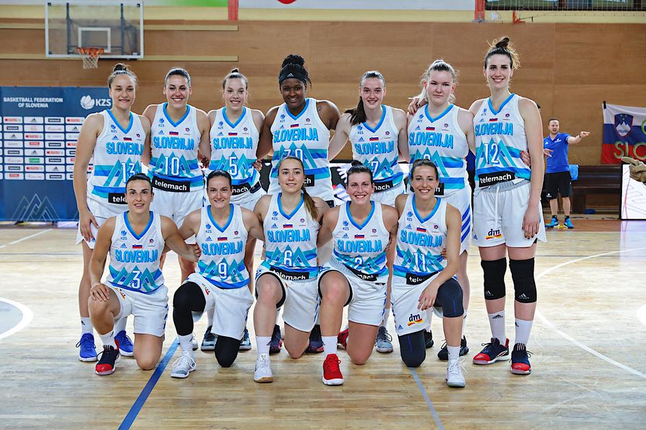 ženska košarka Slovenija - Slovaška