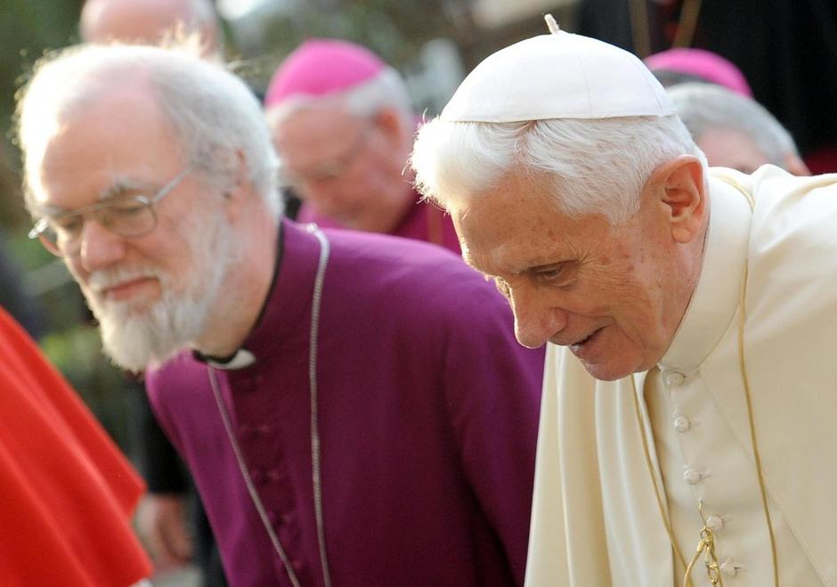 Rowan Williams in Benedikt XVI. | Avtor: EPA