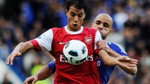 Marouane Chamakh je imel priložnosti, a žoge ni znal poslati v gol. (Foto: Reute