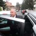 Ivo Sanader se je na sodbo odpeljal s taxijem.