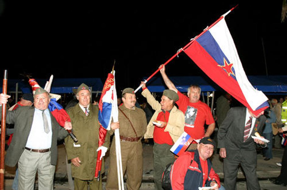 Vzdušje na proslavi je bilo nostalgično, nekatere so premagale celo solze.