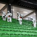Panathinaikos OAKA razkuževanje