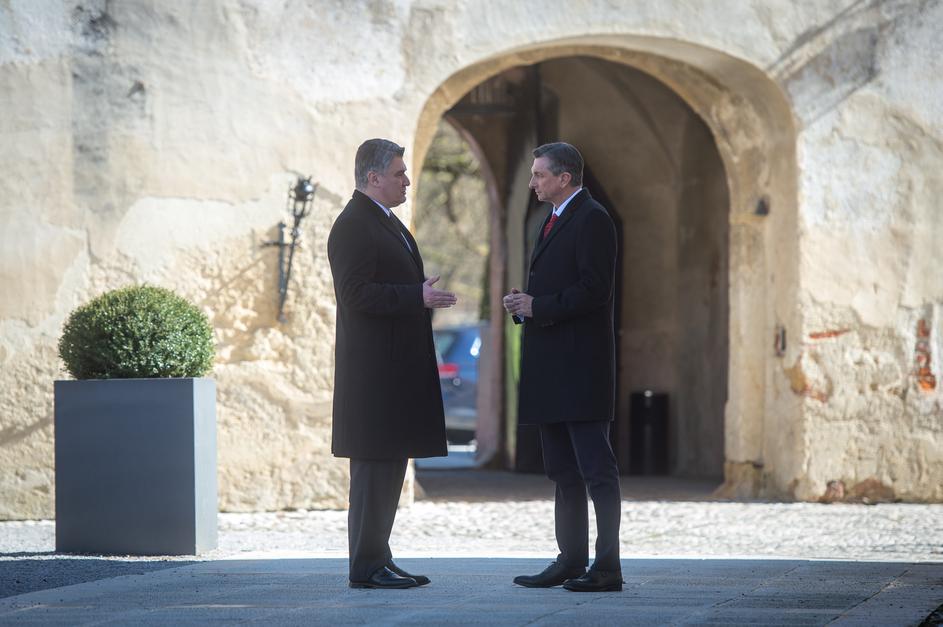 Borut Pahor in Zoran Milanović