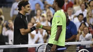 Roger Federer Gael Monfils US open