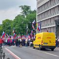 Protest upokojencev v Ljubljani