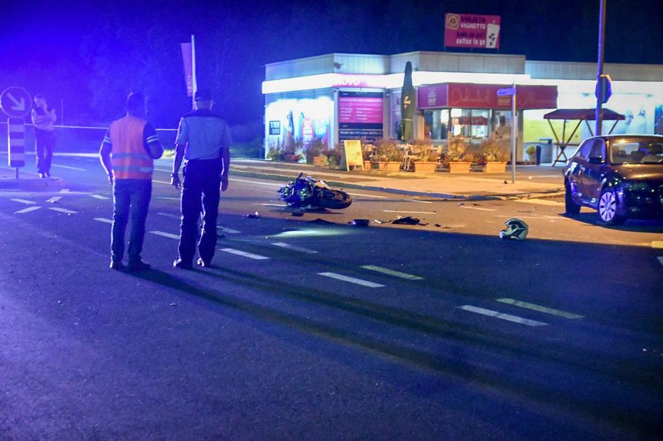 Prometna nesreča pri Šentilju, v kateri je umrl 25-letni motorist