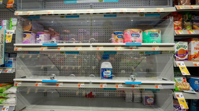 mleko v prahu za dojenčke pomanjkanje ZDA