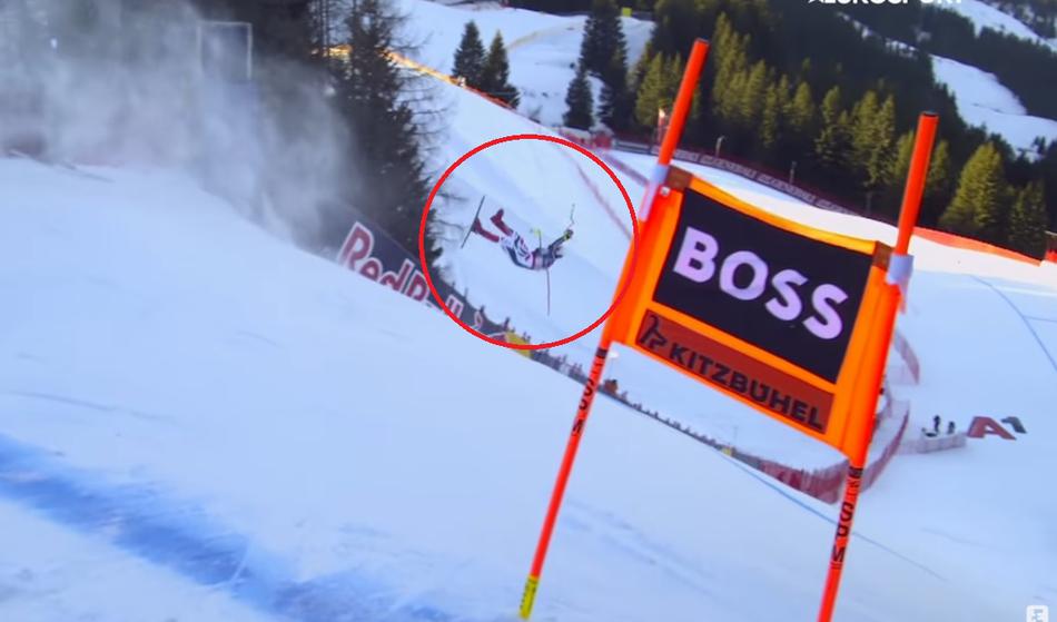 Trenutek groze na Streifu: Francoza katapultiralo visoko v zrak