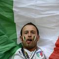 Italijanski nogometni navijač.