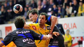 Razgor (spredaj) je tokrat za Mariborčane zadel šestkrat.(Foto: Gregor Katič)