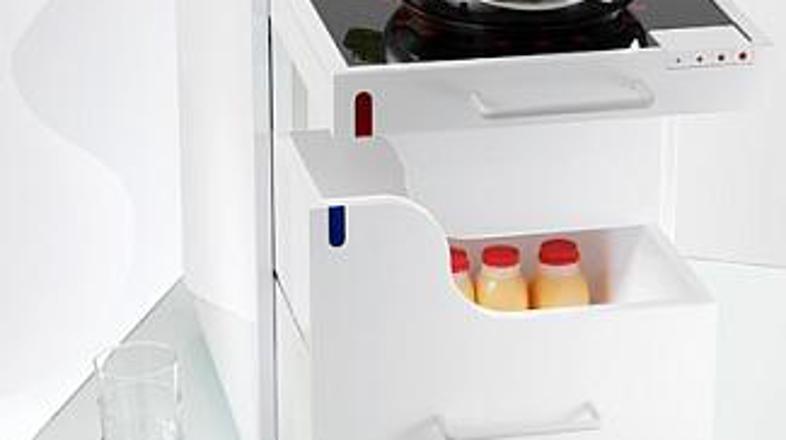Kitchen Drawer je koncept zares majhne kuhinje, kuhinjskega predalnika.