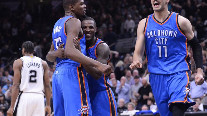 Oklahoma City Thunder Enes Kanter Kevin Durant Dion Waiters