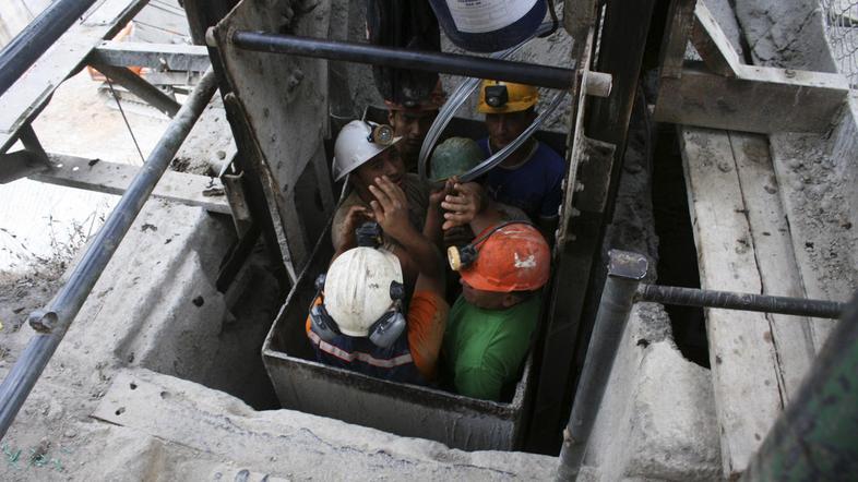 Reševanje ekvadorskih rudarjev je bilo neuspešno. (Foto: Reuters)