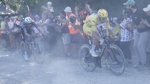 Tadej Pogačar in Jonas Vingegaard