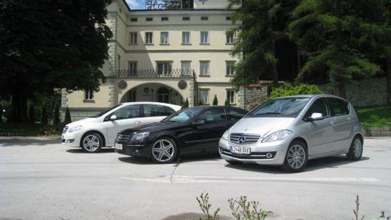 Mercedes-Benzov paket novosti, razred A, B in CLC.