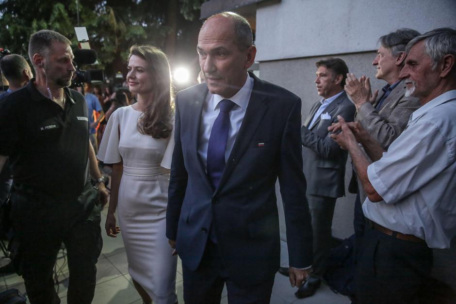 Janez Janša Urška Bačovnik Janša SDS | Avtor: Saša Despot