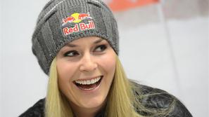 lindsey vonn schladming poškodba kolena