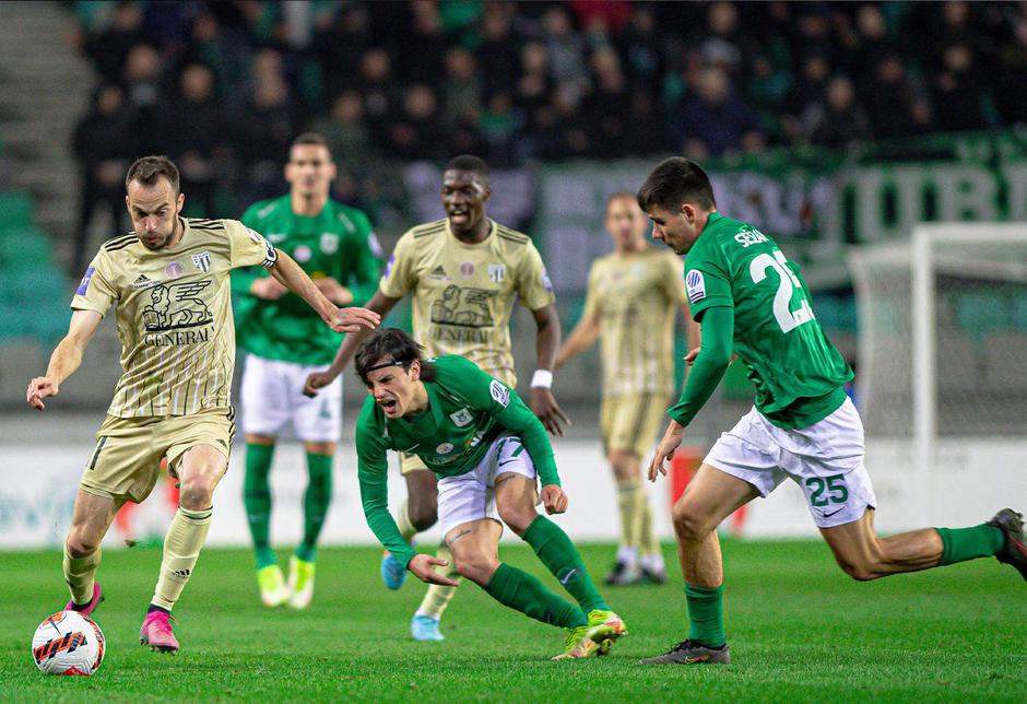 Olimpija : Mura | Avtor: Twitter/NŠ Mura