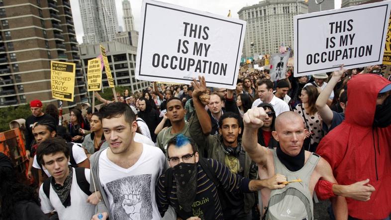 Brooklynski most protestniki