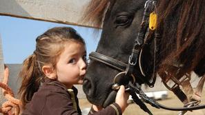 Konji so pri gibalnem razvoju otrok s posebnimi potrebami izjemno pomembni. (Fot