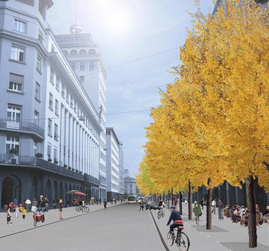 Slovenska cesta v Ljubljani 