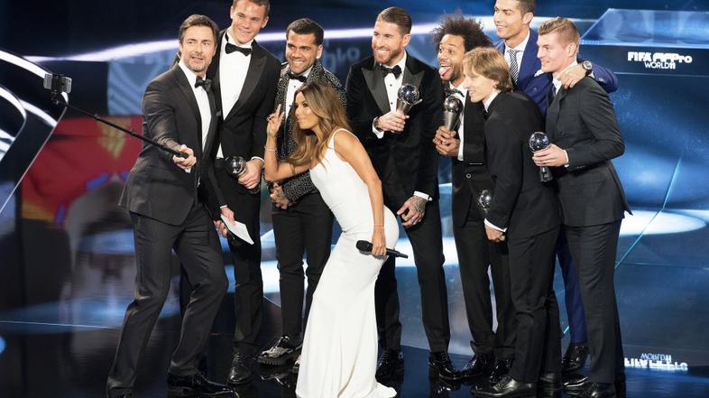 cristiano ronaldo fifa podelitev ramos modrić