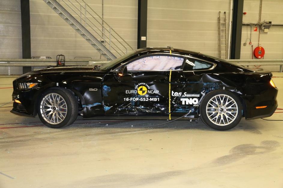 Ford mustang in Euro NCAP