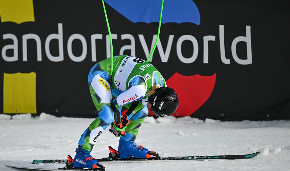 Ilka Štuhec najhitrejša med vsemi, a veselje je bilo preuranjeno